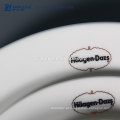 3 pcs Branco Custom Logo Bone China Cerâmica fina placa de jantar conjunto